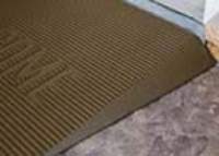 Tan 1.5 inch Welcome threshold ramp.