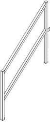 4 Tread Fortress Steps Handrail Riser