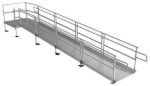 Picture of 24 Foot PATHWAY® HD Wheelchair Ramps with Two-Line Handrails