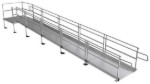 Picture of 28 Foot PATHWAY® HD Wheelchair Ramps with Two-Line Handrails