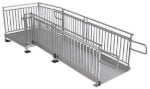 Picture of 10 Foot PATHWAY® HD Wheelchair Ramps with Picket Handrails
