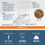 Grip Grate Stairs with canopy specifications