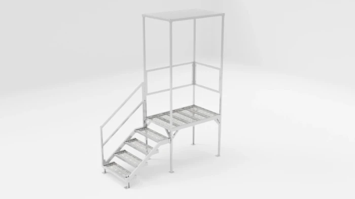 Fortress OSHA Stairs with Gator Grip