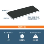 1.5 inch ramp dimensions