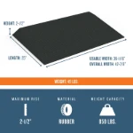 2.5 inch ramp dimensions