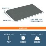 2.5 inch ramp dimensions