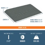 2.5 inch ramp dimensions