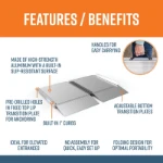 2 foot folding ramp benefits