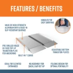 3 foot folding ramp features