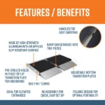 2 foot folding ramp benefits