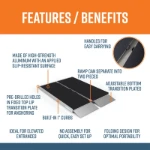 4 foot folding ramp features