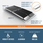 6 foot folding ramp dimensions