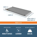 8 Foot Gateway Ramp Dimensions