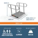 3 foot gateway ramps dimensions