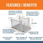 5 Foot Gateway 3G Ramps with Picket Handrails Features