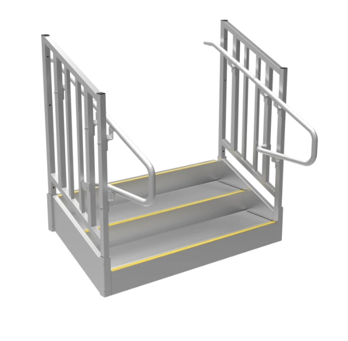 ADA Compliant Metal Stairs