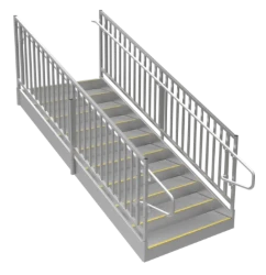 ADA Office Trailer Steps