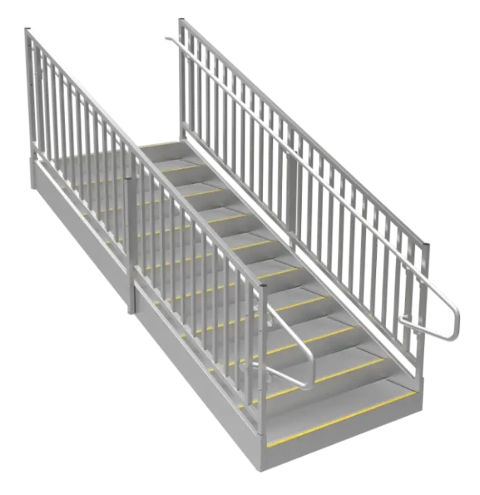 ADA Office Trailer Steps