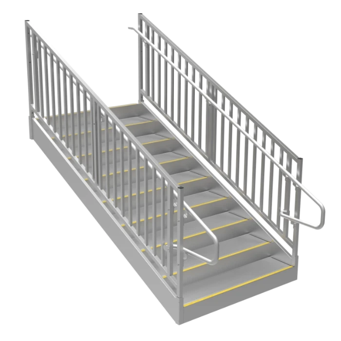 Metal Stairs for Offices, Trailers and Business Steps