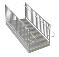 Aluminum ADA Stairs