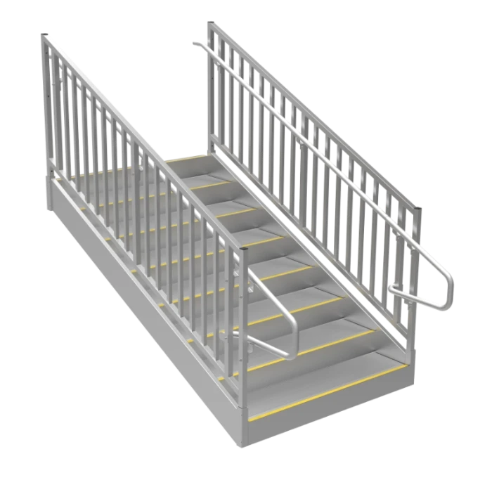 Aluminum ADA Stairs