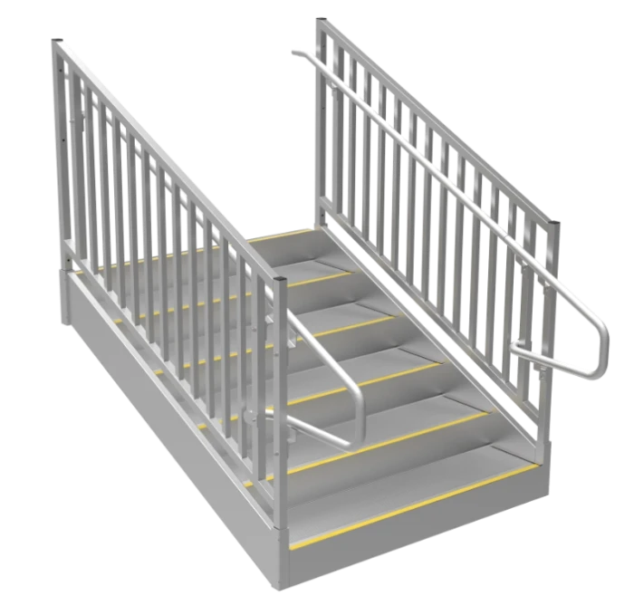 ADA Aluminum Stairs