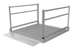 Low profile platform with optional transition plate