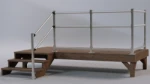 Porch handrails for home decks