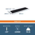 8 inch entry plate dimensions