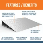 5 inch threshold ramp features