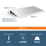 3 inch threshold ramp dimensions