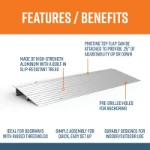 2 inch threshold ramp features