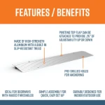 1 inch threshold ramp features