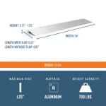 1 inch threshold ramp dimensions