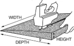 how to cut a rubber ramp