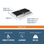 2 Foot Suitcase Ramp Dimensions