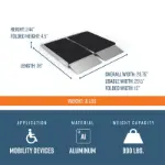 3 Foot Suitcase Ramp Dimensions