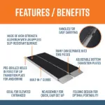 6 Foot Suitcase Ramp benefits