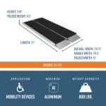 6  Foot Suitcase Ramp specifications