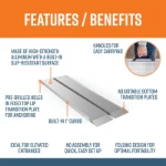 8 Foot Suitcase Singlefold Ramp features