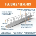 Picture of EZ-ACCESS® PATHWAY®  3G Solo Straight Wheelchair Ramp Kits