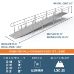 Picture of EZ-ACCESS® PATHWAY®  3G Solo Straight Wheelchair Ramp Kits