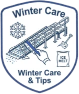 Picture of Winter Care for Aluminum Wheelchair Ramps