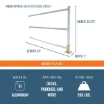 Picture of EZ-ACCESS RAILWAY Aluminum Deck Handrail System