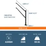 Picture of EZ-ACCESS RAILWAY Aluminum Deck Handrail System