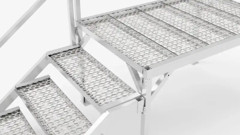 grip grate tread for metal stairs