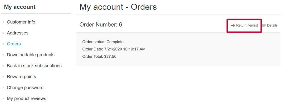 Order Management